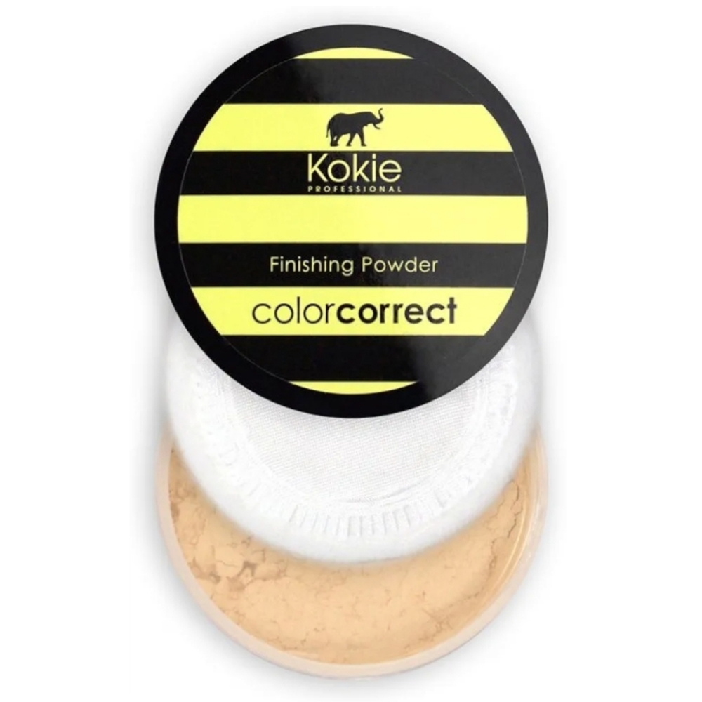 4 x Kokie Cosmetics Setting Powders, Yellow Darkness Correction